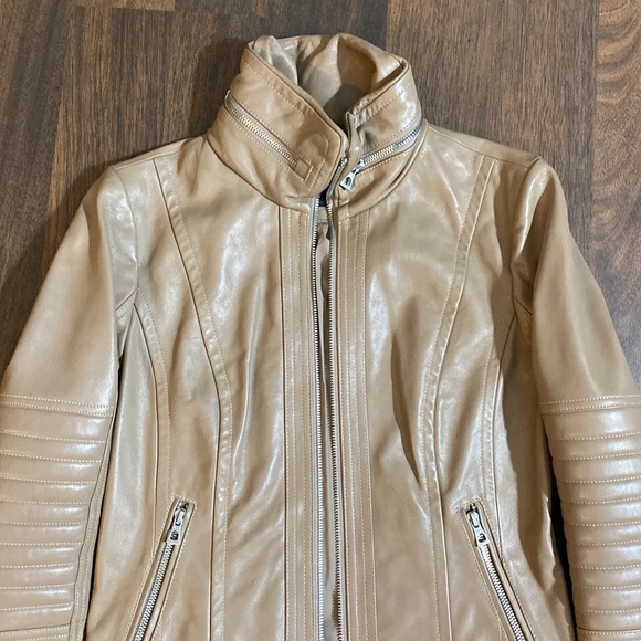 NWOT RUDSAK Motto Bomber Leather Jacket Size XS|TP - Picture 4 of 16